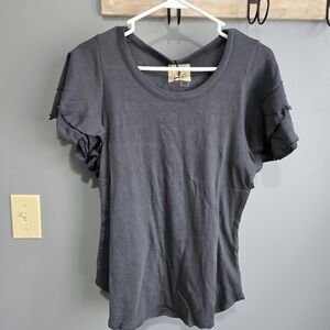 NWT Chaser Gray Fitted Short Sleeve Tee, Size Large
